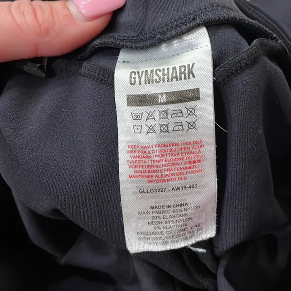 Gymshark Black Training Leggings - Picture 10 of 15